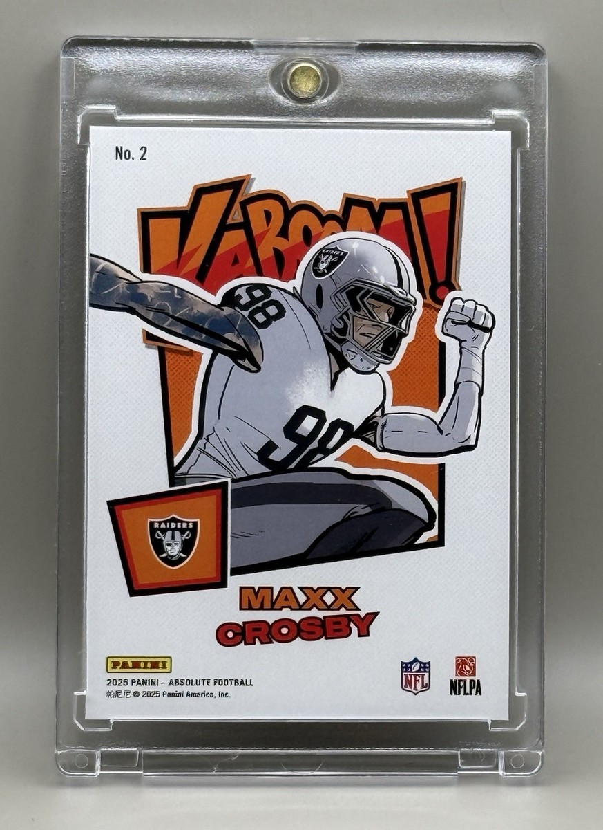 2025 Panini Absolute - Kaboom! Horizontal Maxx Crosby #2 SSP 🔥 | eBay