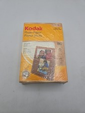Kodak Photo Paper 4x6 Glossy 180 Sheets Instant Dry New Sealed Photography Photo