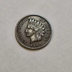 1908-S Indian Head Cent Penny Coin VF Condition, Low Mintage.