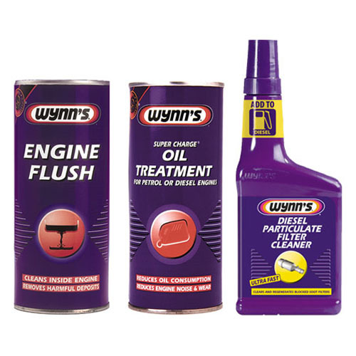 Wynns Engine Flush + Oil Treatment + DPF Diesel Particulate Filter