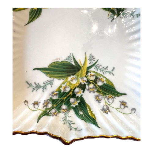 HAMMERSLEY BONE CHINA MAIGLÖCKCHEN QUADRATISCH MITTAGESSEN DESSERTTELLER TABLETT ENGLAND - Bild 2 von 4
