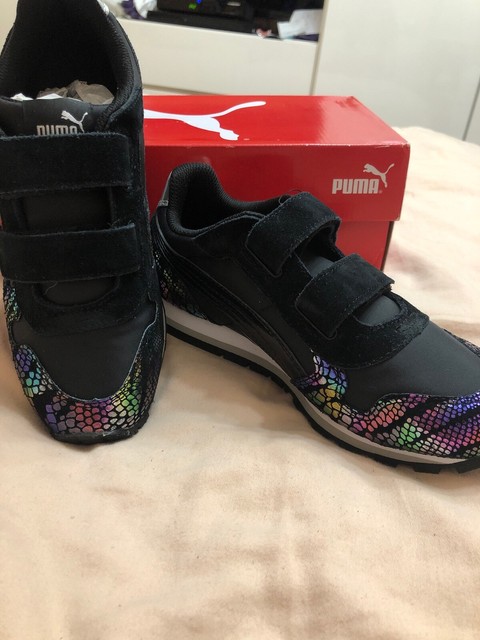 black rainbow sneakers