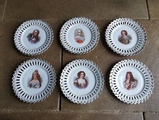 6 assiettes à dessert Doré