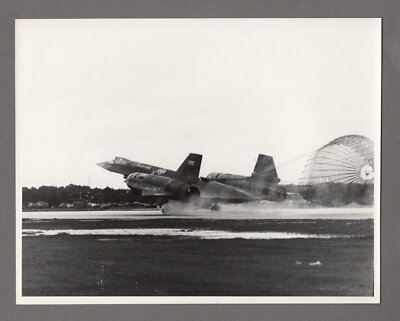LOCKHEED SR-71 BLACKBIRD LARGE VINTAGE ORIGINAL MOD PHOTO US AIR FORCE 1