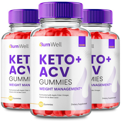 (3 Pack) BurnWell Advanced Weight Loss Gummies to Burn Fat for Energy