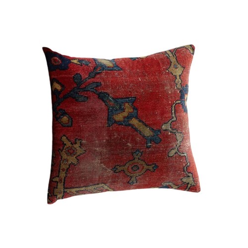 Dara Velvet Pillow Cover 22 Red Multi Pottery Barn EBay dara-velvet-pillow-cover-22-red-multi-pottery-barn-ebay
