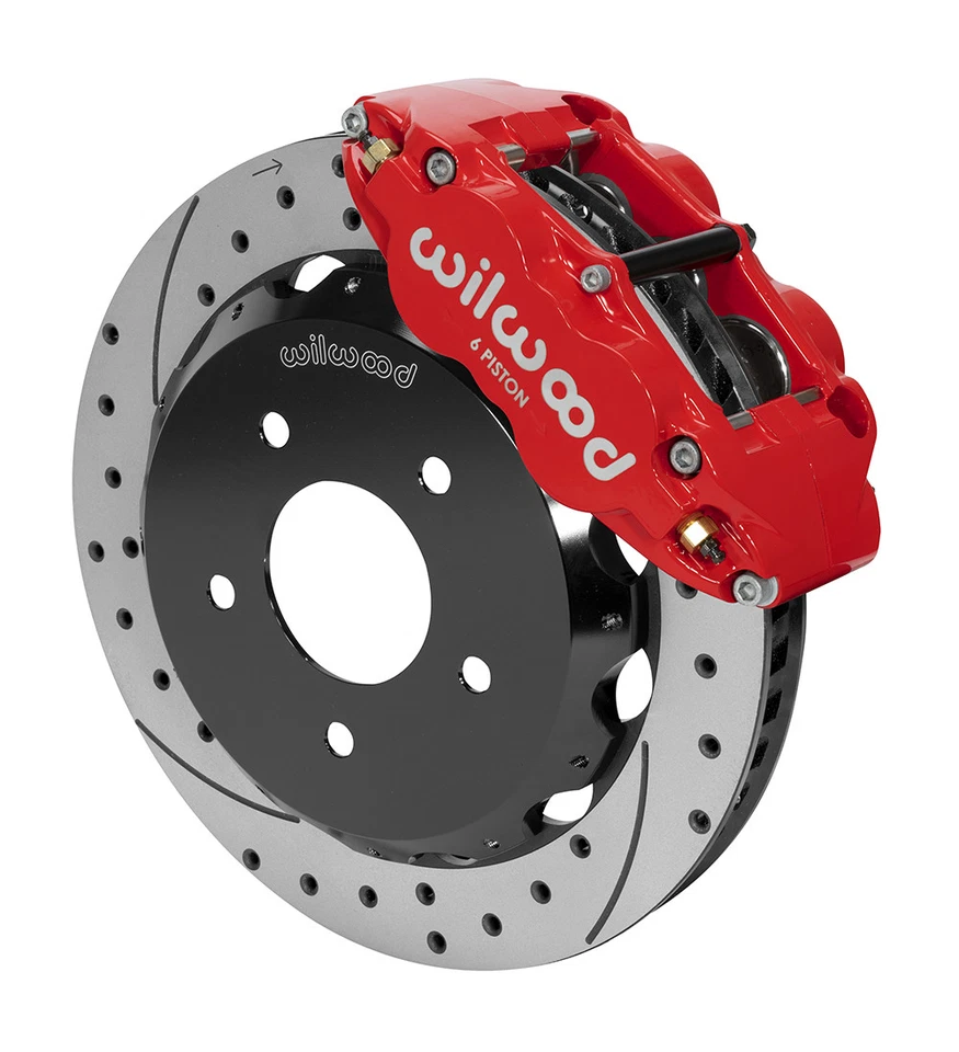 Kit de frenos grandes delanteros Wilwood Superlite 6R, se adapta a rotores Jeep Wrangler 2007-2018 de 14" Foto 2 de 3