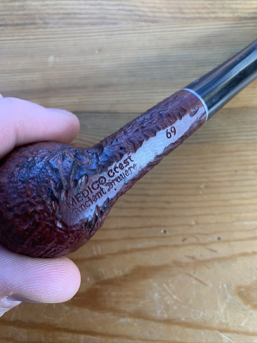 パイプ　Medico Crest Ancient Bruyere 34 NOS Medico Crest Ancient Bruyere Nylon Bit Pipe | eBay