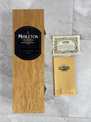 Midleton Very Rare Irish Whiskey 2008 Presentation Box Wood No Bottle Empty Box