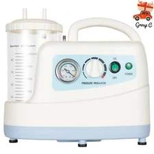 Portable Dental Suction Machine Oral Emergency Vacuum Phlegm Suction Unit 110V