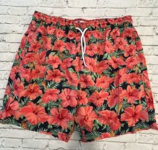 Trunks Surf Swim Co Hibiscus Swim Trunks Shorts Men s XL