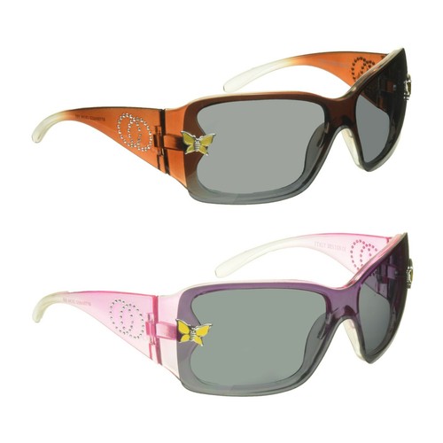8 Styles : Kids Girls Sunglasses Flower Crown Butterfly Pink Childrens Glasses - Picture 7 of 105