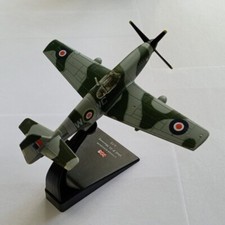 Modellino aereo da caccia Mustang 1:72 Regno Unito P-51 lega collezione militare