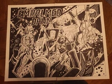 Potato Mummy Original Comic Art Paul Sharar Indie Big Bang Artist Comics