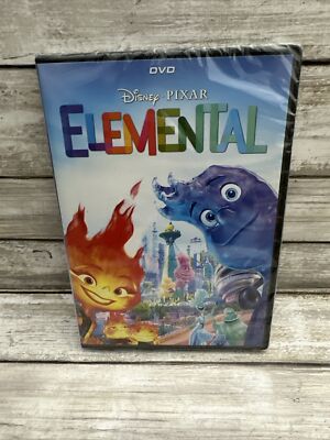 Disney Pixar Elemental DVD  New SEALED Ships FREE Burns BRIGHT Revolutionary