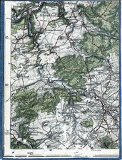 Hechingen Starzach Hirrlingen 1913 Teilkarte/Ln. Schwalldorf Grosselfingen Hart 