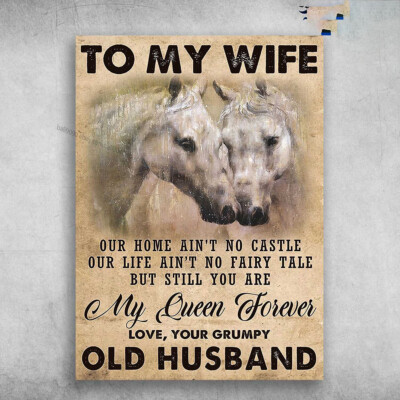 Horse Couple - To My Wife, Our Home Ain't No Castle