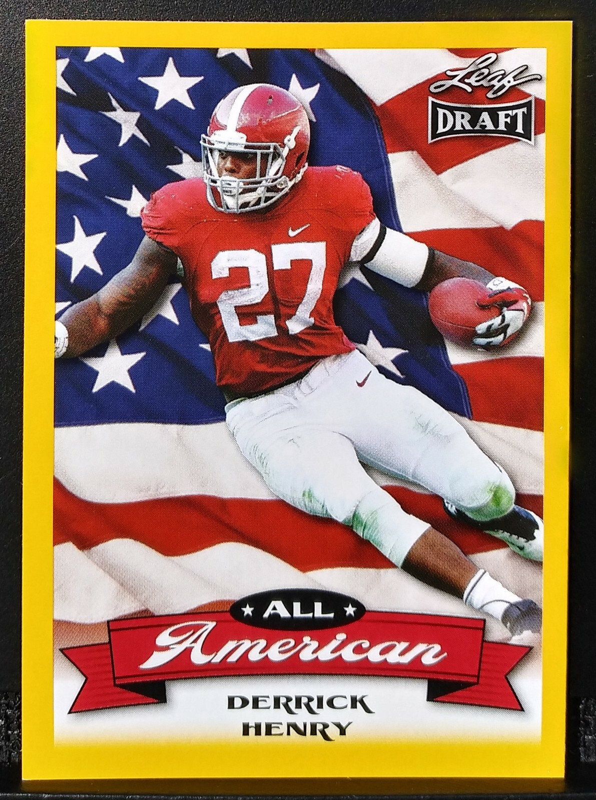 Derrick Henry Leaf Draft All-American #AA05 Gold