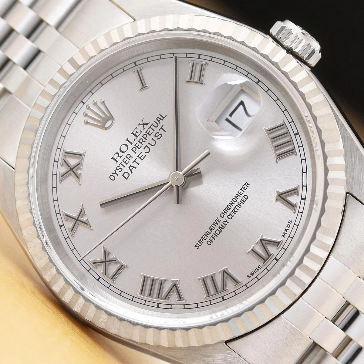 Rolex 16234 store silver dial