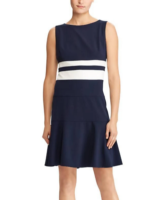 Lauren by Ralph Lauren Women's Striped Fit & Flare Dress Navy/White Size 8 #2507 | eBay Lauren by Ralph Lauren Women's Striped Fit & Flare Dress Navy/White Size 8 #2507 | eBay