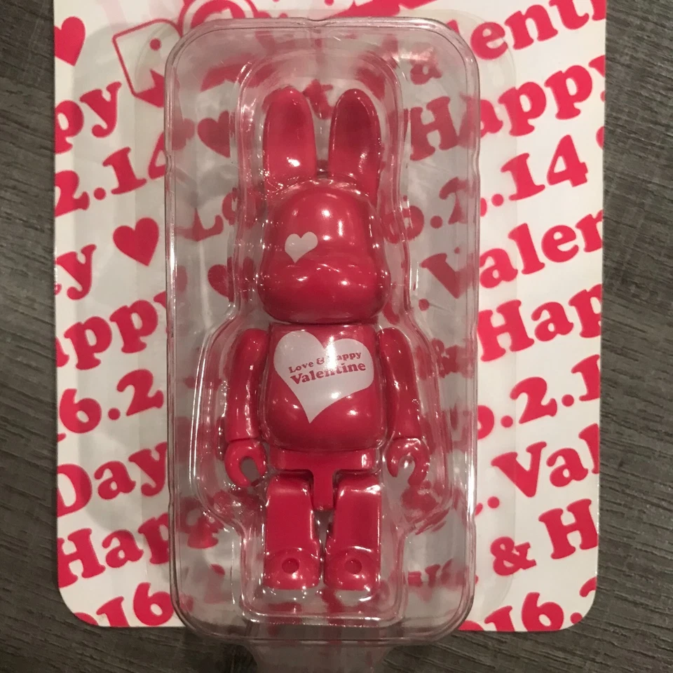 Juguete Medicom 100% Rabbrick 2016 San Valentín Rosa Foto 2 de 4