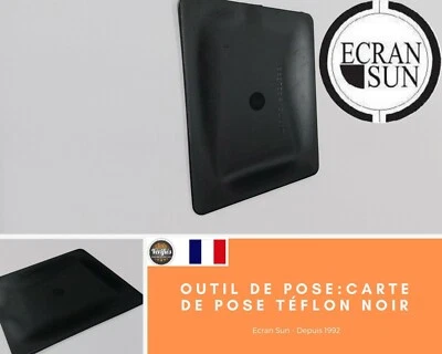 138 - Outil de Pose Vitre Teinté / Covering - Carte de Pose Téflon Noir - Photo 1/4