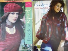 Twilleys Freedom Spirit & Wool Books 455 & 456 Ladies Clothes Hats Bags Gloves