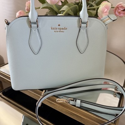 Kate Spade New York Darcy Small Satchel Crossbody in Blue Glow