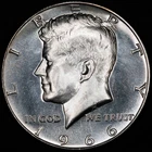 1966-P  Kennedy Half Dollar 40% Silver BU