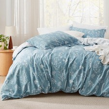 Comforter Set - Mineral Blue Comforter, Cute Floral Queen 11 - Mineral Blue