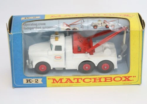 Matchbox Toys Lesney King Size K2 Scammell Wreck Truck in original box boxed