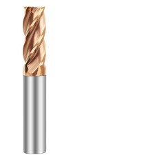 1PCS 4 FLUTE 3/16 END MILL SOLID CARBIDE TIALN COATED X 5/8 X 2 CNC BIT