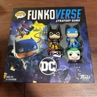 Funko Pop Funkoverse Strategy Game DC Batman Joker Harley Q Batgirl (New/Sealed)