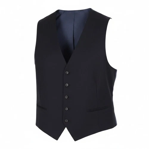 SUITSUPPLY Men Waistcoat Ferrara UK48R Navy Wool Single Breasted Vest DDP video thumbnail