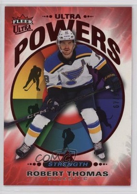 2025-26 Upper Deck Fleer Ultra Power Red 67/99 Robert Thomas #UP13of25 0he