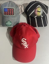 Legacy & Billabong Men's Adjustable Mesh Back Baseball Caps Lot, Gray Black Red