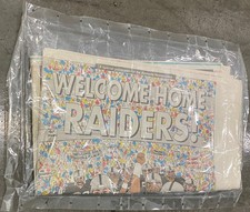SEALED Welcome Home Raiders August 26, 1989 Oakland Newspaper Vs Houston Oilers