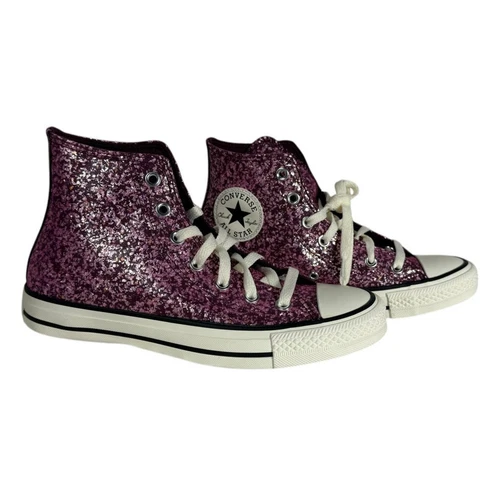 Scarpe Converse Ctas Hi top donna Orchid Abyss taglia 7 5 atletiche