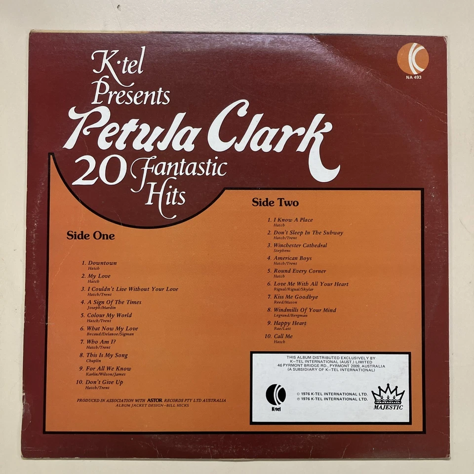 Petula Clark - 20 Fantastic Hits vinyl record LP compilation album - Image 2 of 4