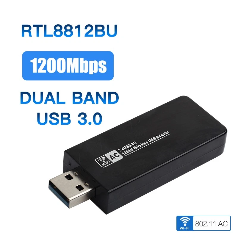 Fenvi USB 3.0 AC1200M Dual Band WiFi Adapter, RTL8812BU Chip