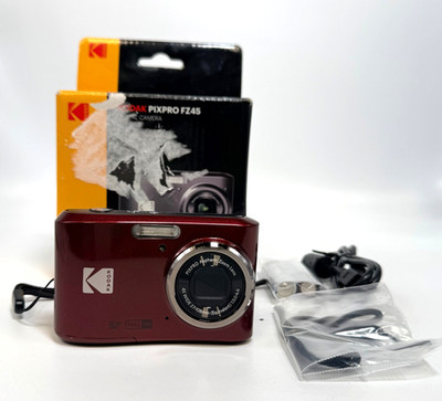Kodak PIXPRO FZ45 Digital Camera 16MP Point 4X Optical Zoom  Red  IN BOX G2U