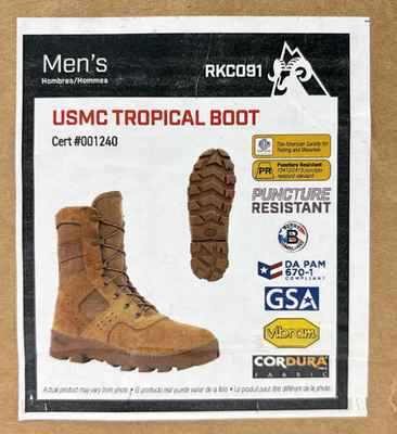 Rocky USMC Tropical Puncture Resistant Military/Tactical Boots