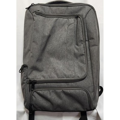 eBags Professional Slim Laptop Backpack Gray Heathered Commuter Bag EB2146-16