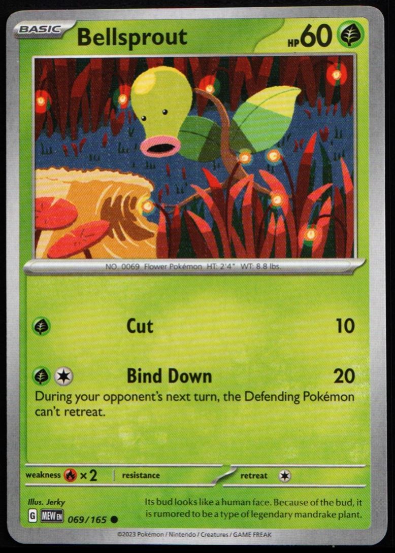 2023 Scarlet & Violet Series - Scarlet & Violet - 151 Bellsprout Common #69
