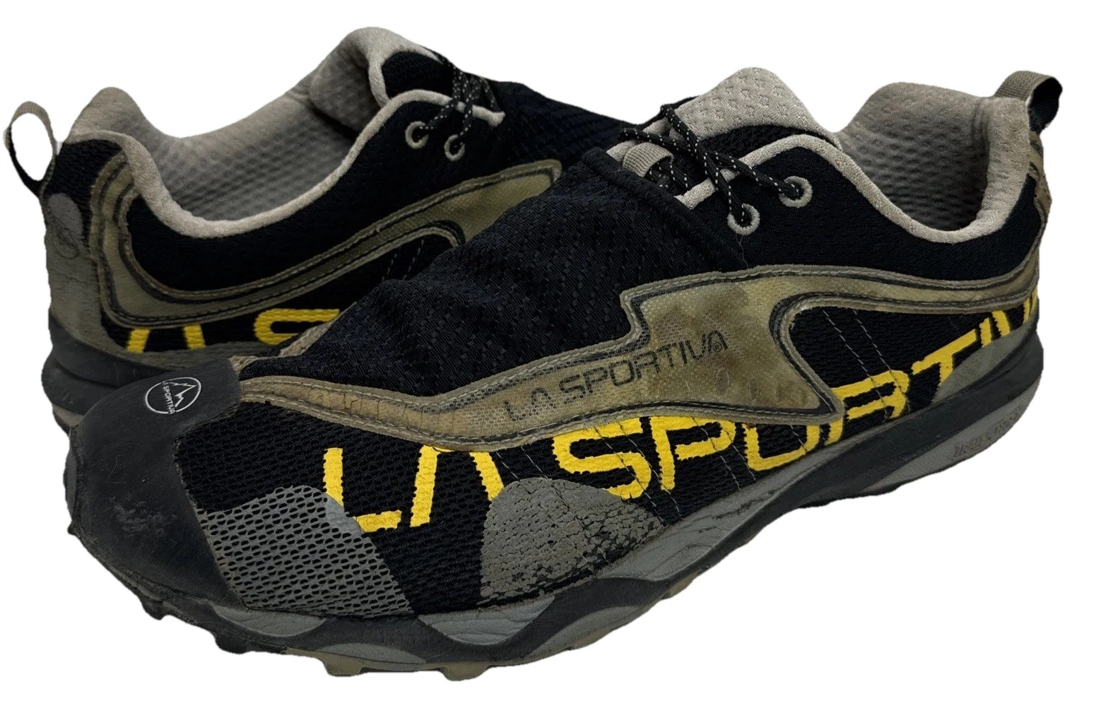 La Sportiva C-lite 2.0 Men’s 13.5 Trail Hiking Shoes Black Yellow