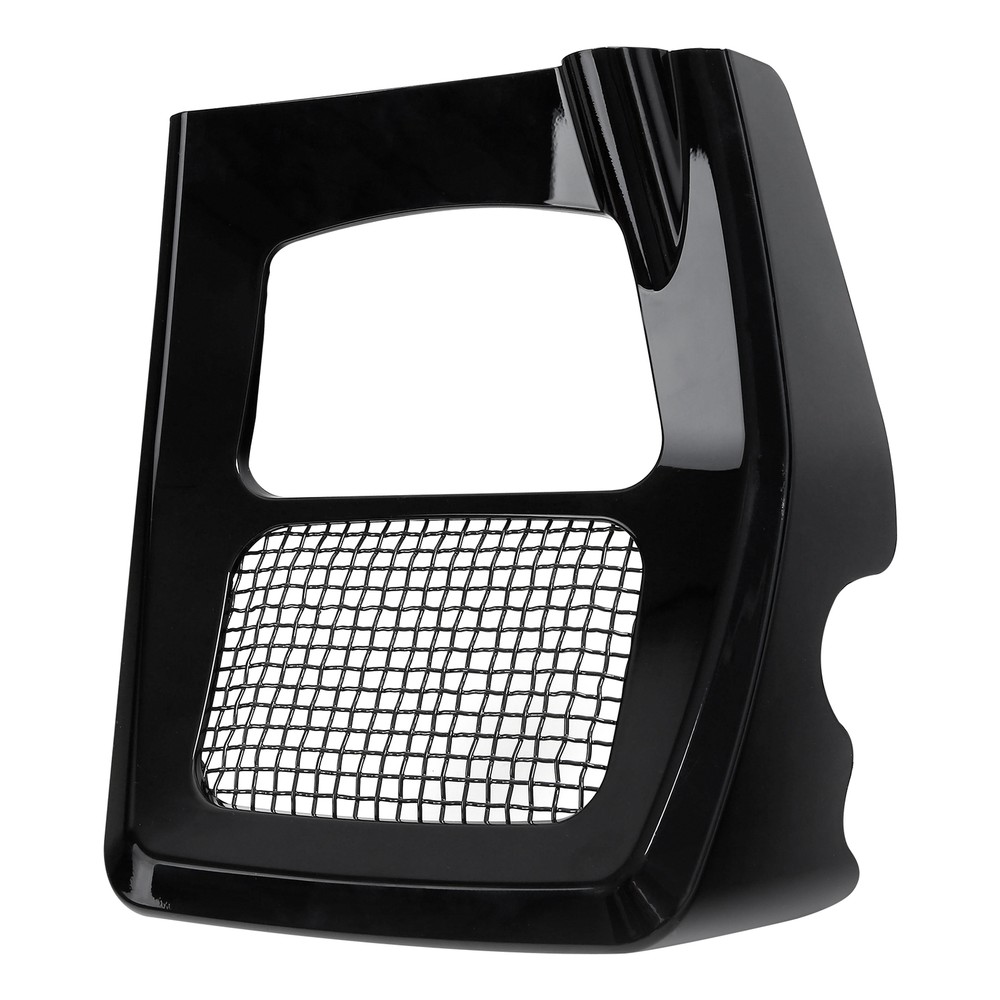 Black Front Spoilers Radiator Chin Cover Fit For Harley Street Glide 2017-2022