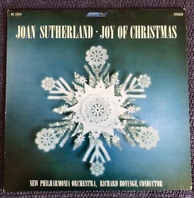 Joan Sutherland Joy of Christmas - 1965 PROMO Vinyl LP - LONDON 5943DJ - VG+/VG+