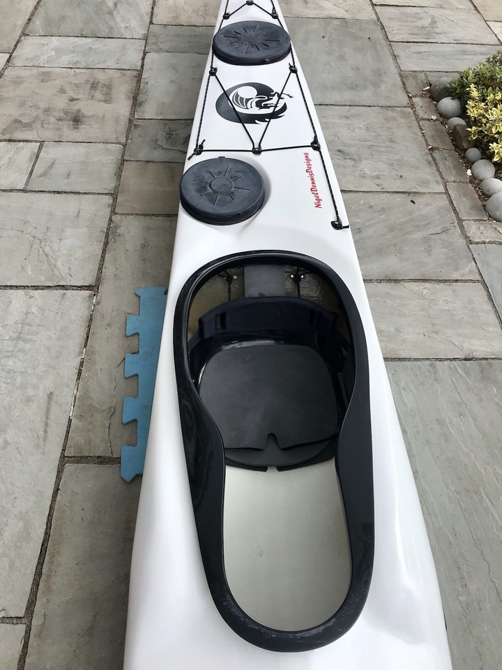 NDK Nigel Dennis Sea Kayak, Keel Strip, Silva Compass, Custom Deck