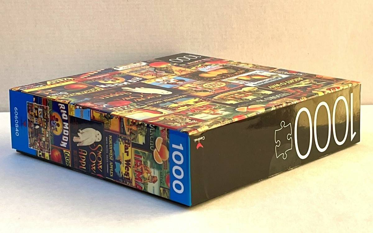 VINTAGE FRUIT LABELS Puzzle 1000 Pieces 20 x 27 Cardinal Puzzles