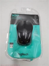 Logitech Wireless Optical Mouse with Nano Receiver M317 - Black SEE DETAILS